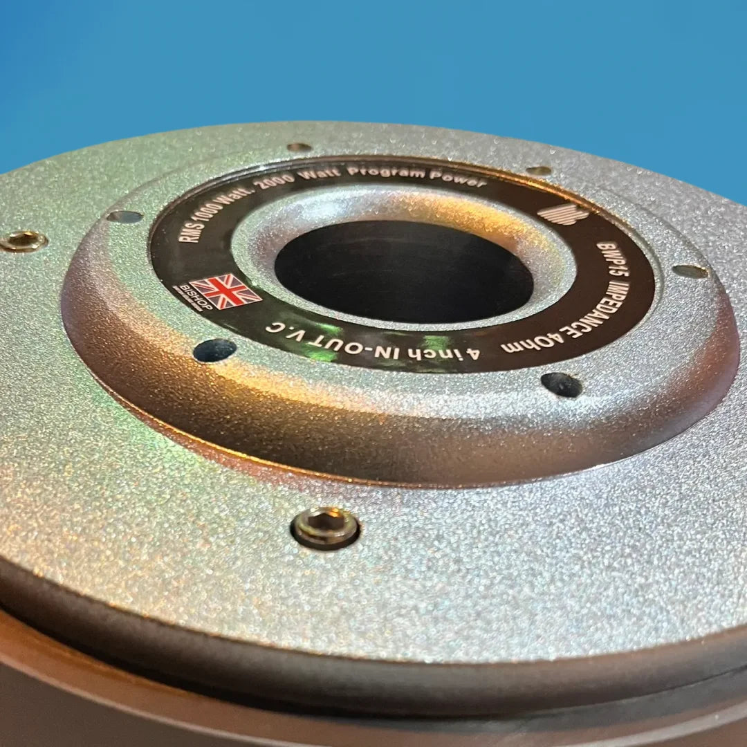 BishopSound 15-inch LF Sub Bass Driver Woofer Loudspeaker 2000w Program Power 4 ohm Speaker BWP15/4/V2