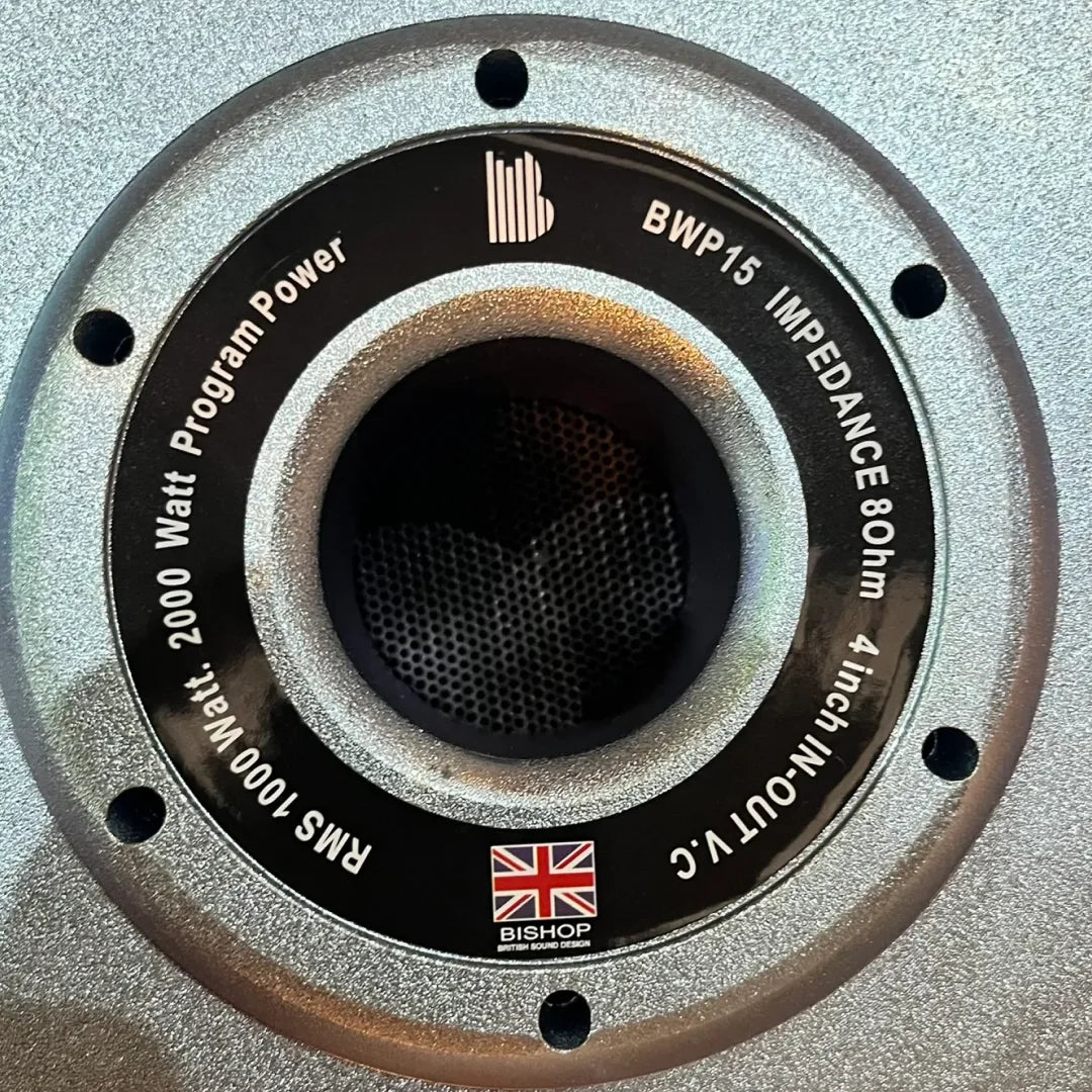 BishopSound 15-inch LF Sub Bass Driver Woofer Loudspeaker 2000w Program Power 8 ohm Speaker BWP15/8/V2