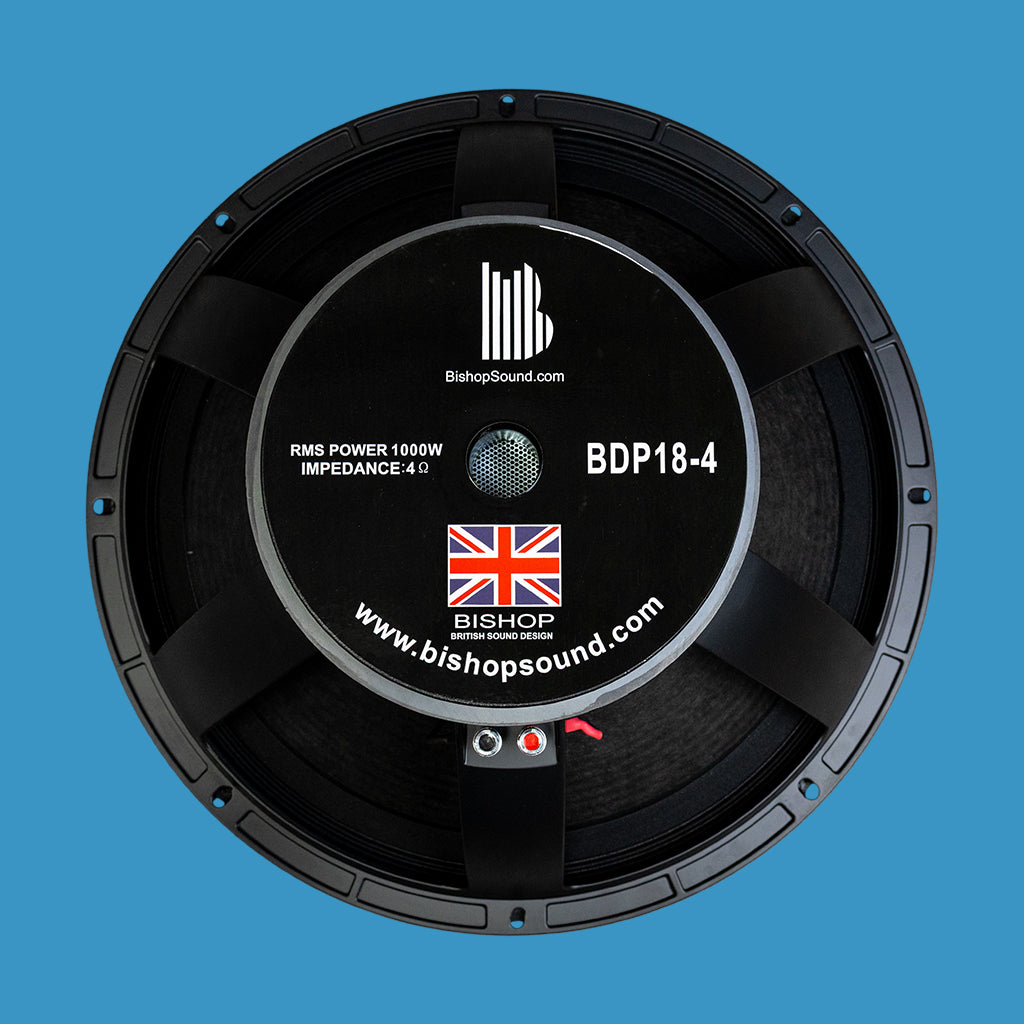 BishopSound 18-inch LF Sub Bass Driver Woofer Loudspeaker 2000w Program Power 4 ohm Speaker BDP18/4