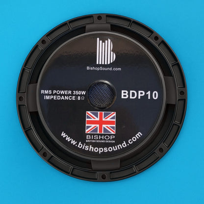 BishopSound 10-inch LF Bass / Mid Range Loudspeaker Driver 700w Program Power 8 ohm Speaker BDP10
