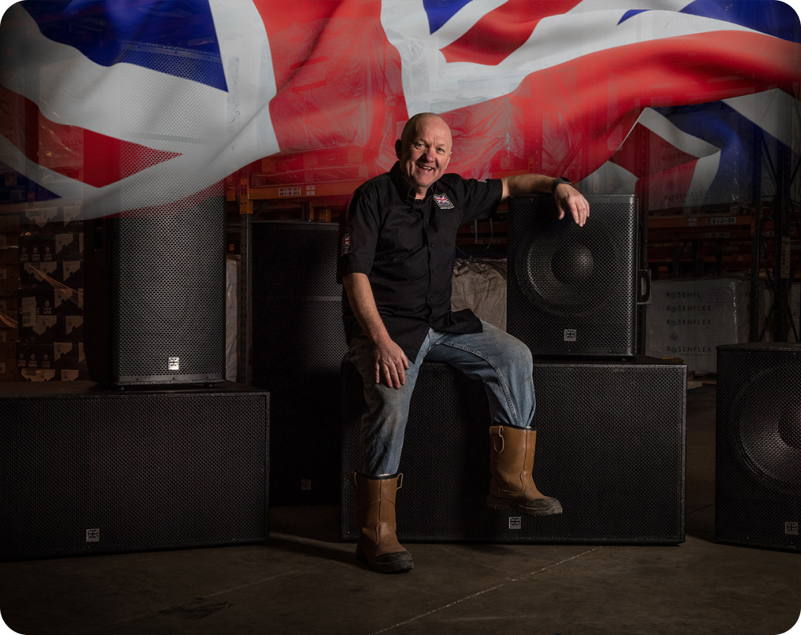 BishopSound speaker manufacturing workshop in the UK