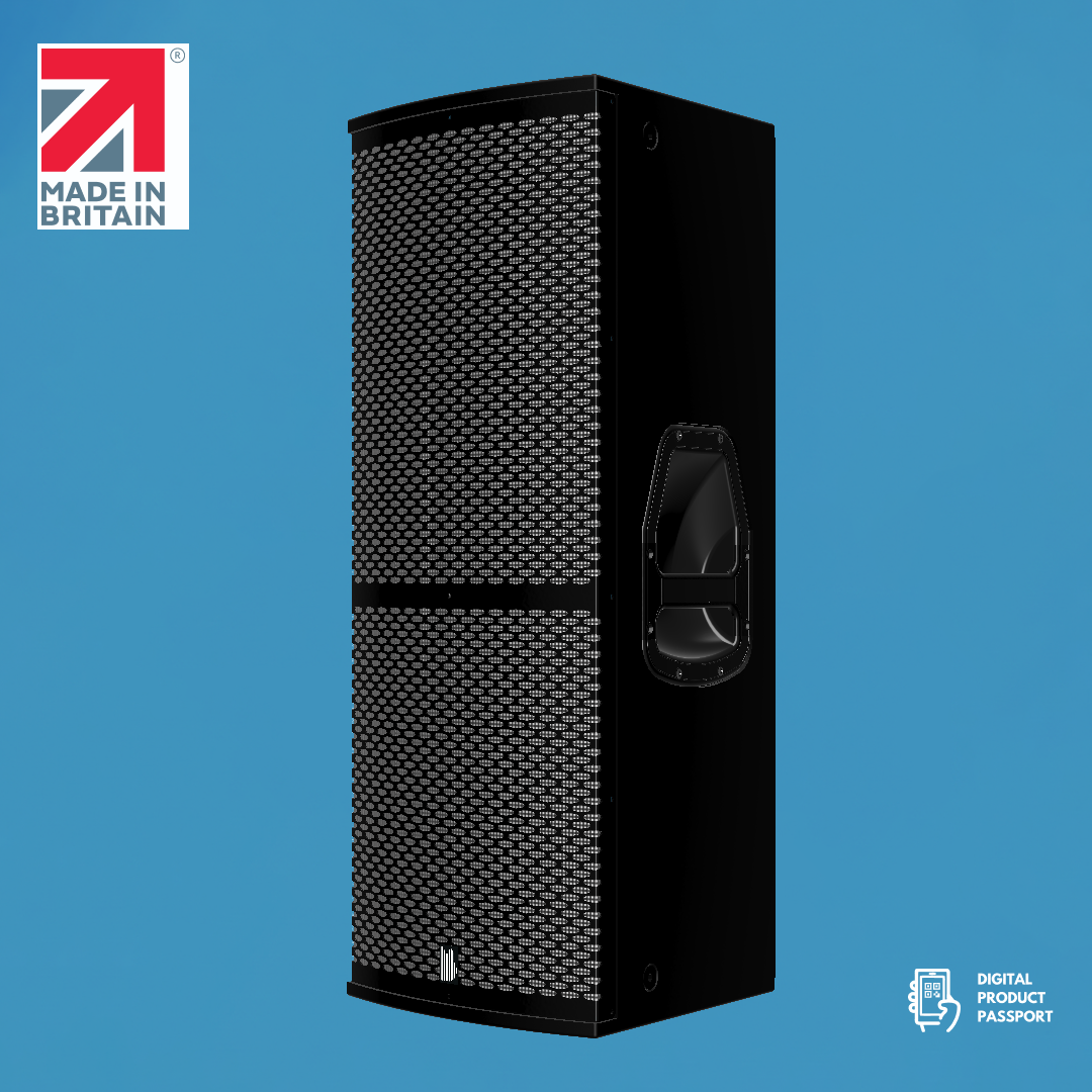 BS128 BishopSound Twin 8" passive PA speaker