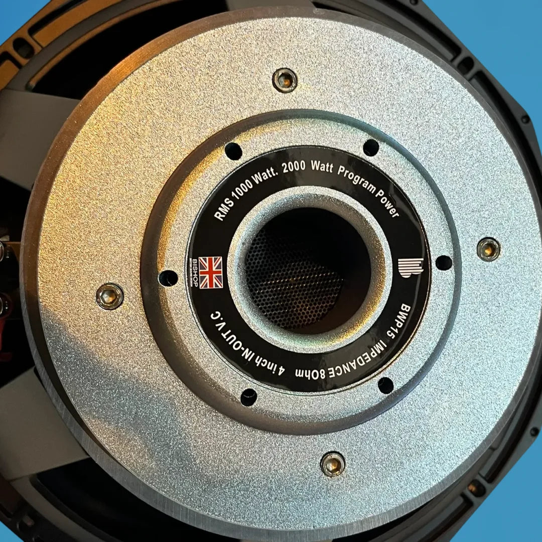 BishopSound 15-inch LF Sub Bass Driver Woofer Loudspeaker 2000w Program Power 4 ohm Speaker BWP15/4/V2