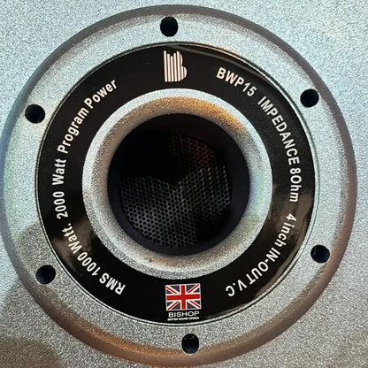 BishopSound 15-inch LF Sub Bass Driver Woofer Loudspeaker 2000w Program Power 8 ohm Speaker BWP15/8/V2