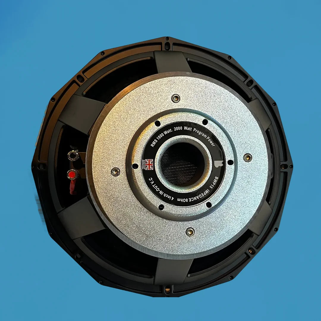 BishopSound 15-inch LF Sub Bass Driver Woofer Loudspeaker 2000w Program Power 8 ohm Speaker BWP15/8/V2