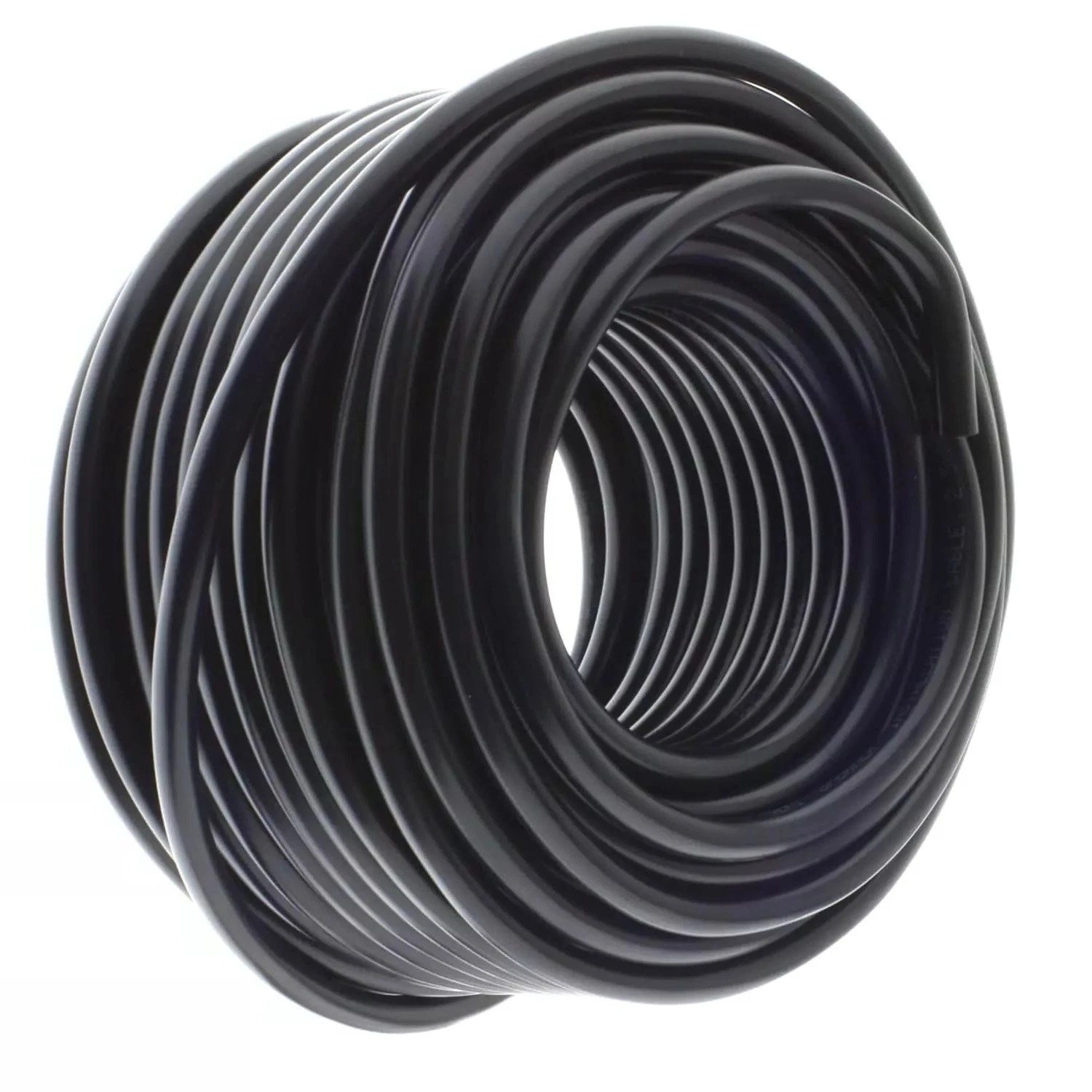 Speaker Cable 2 Core 50m Roll 2.5mm Insulated Black Wire 100v Line 30a - BSC51