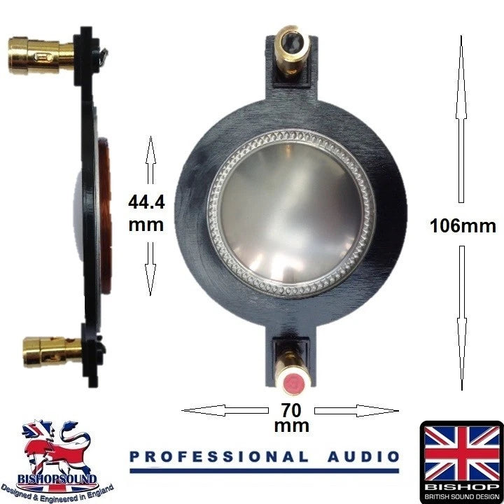 Replacement Diaphragm for BRC175 1" Compression Driver Titanium Dome